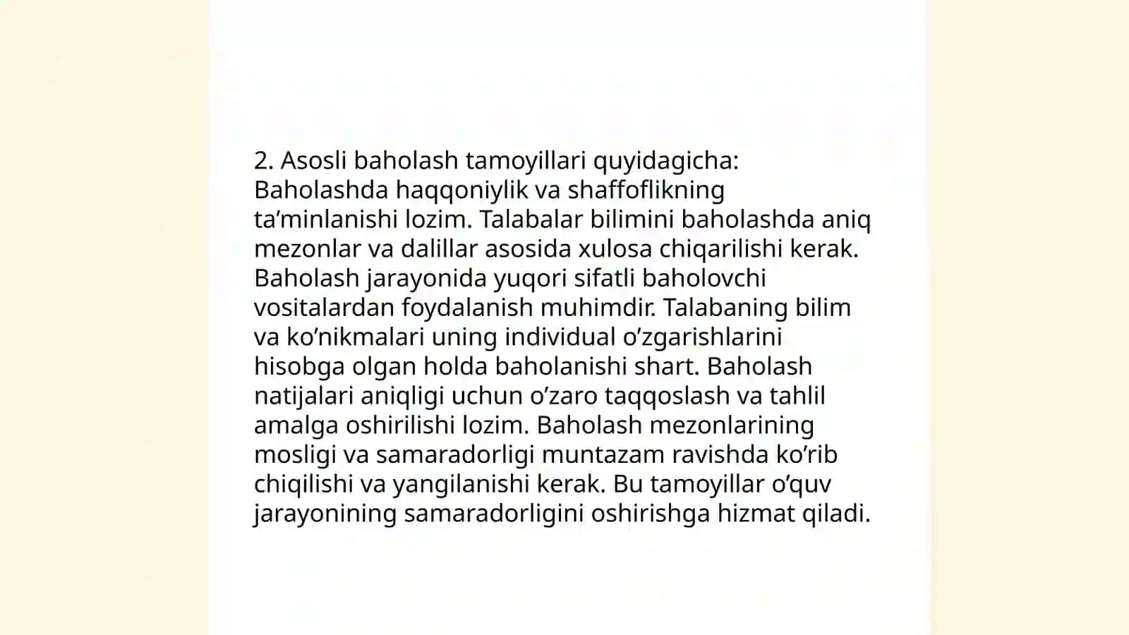 Effektiv va asosli baholar 4