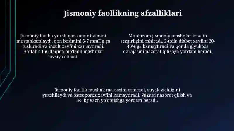 Bemorlardasoĝlomturmushtarzinishakillantirish 4