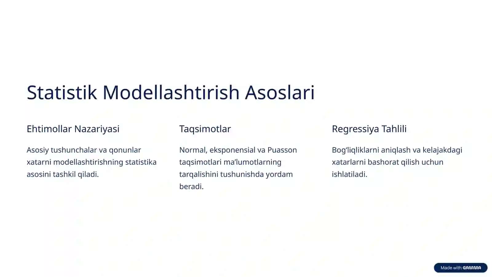 Xatarni Modellashtirishga Kirish 4
