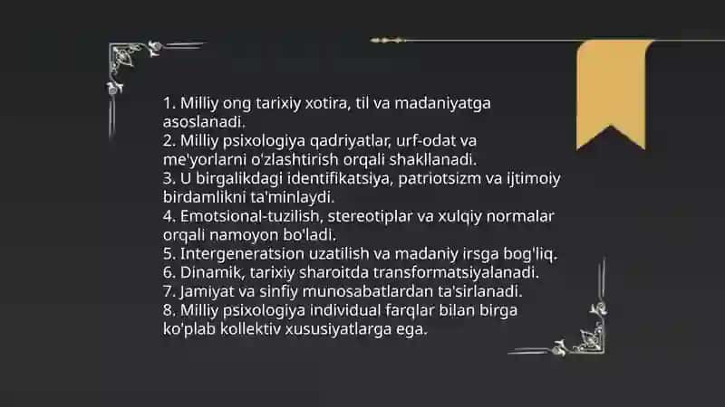 Milliy va sinifiy psixologiya 4