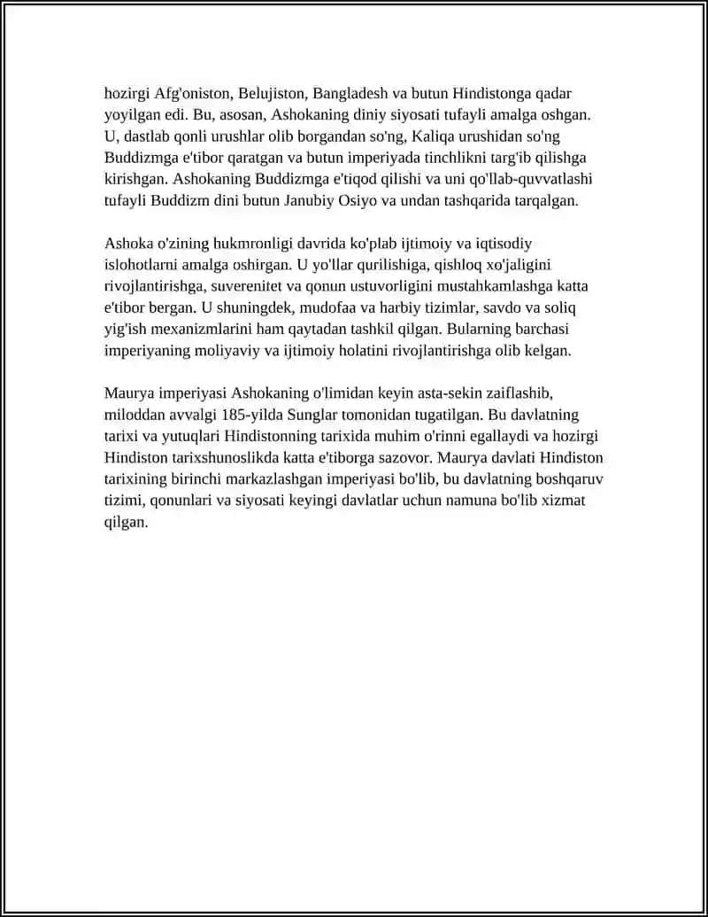 MAURYA DAVLATI 4