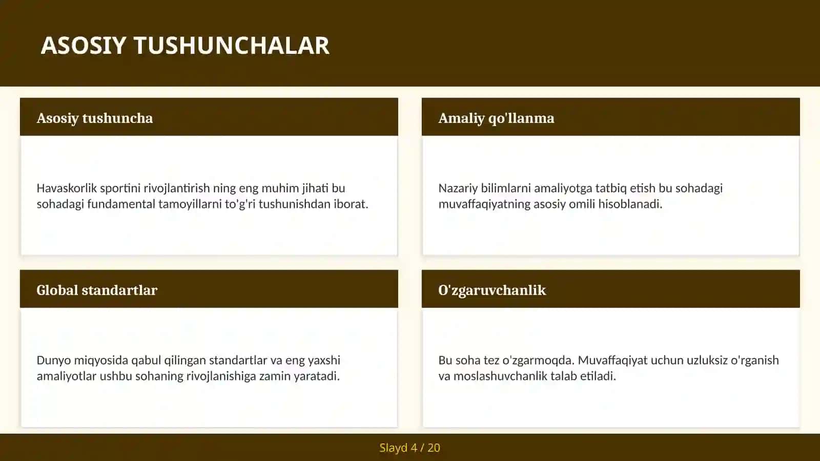 HAVASKORLIK SPORTINI RIVOJLANTIRISH 4