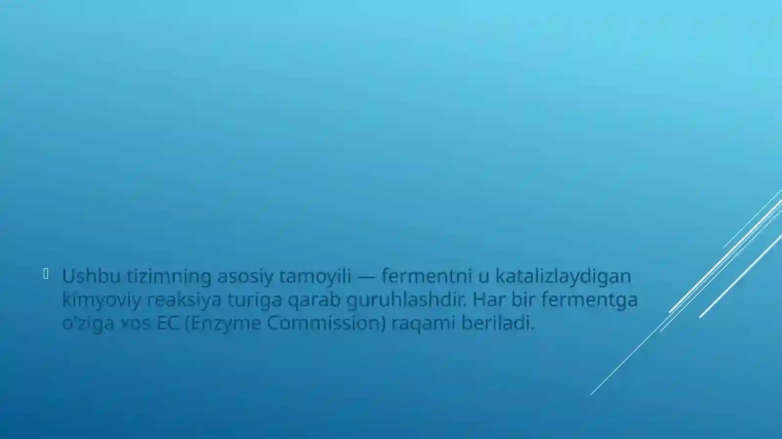 FERMENTLARNI XALQARO TASNIFLASH TAMOYILI 4