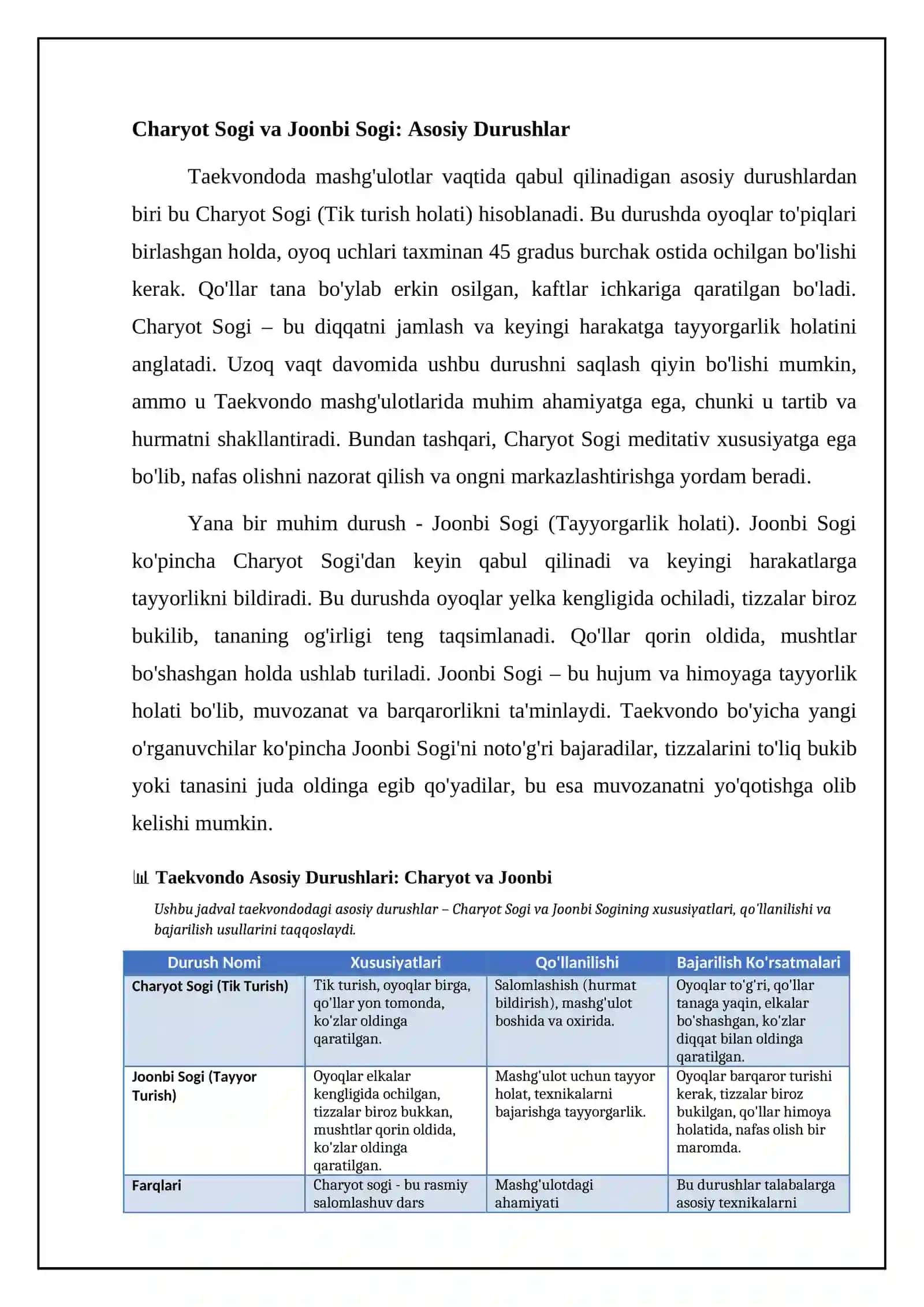 Taekvondo asoslari 4