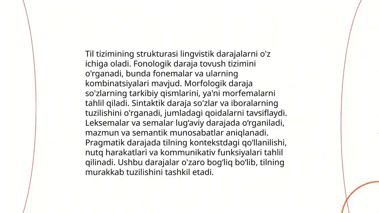Tilning tizim sifatidagi mohiyati 4