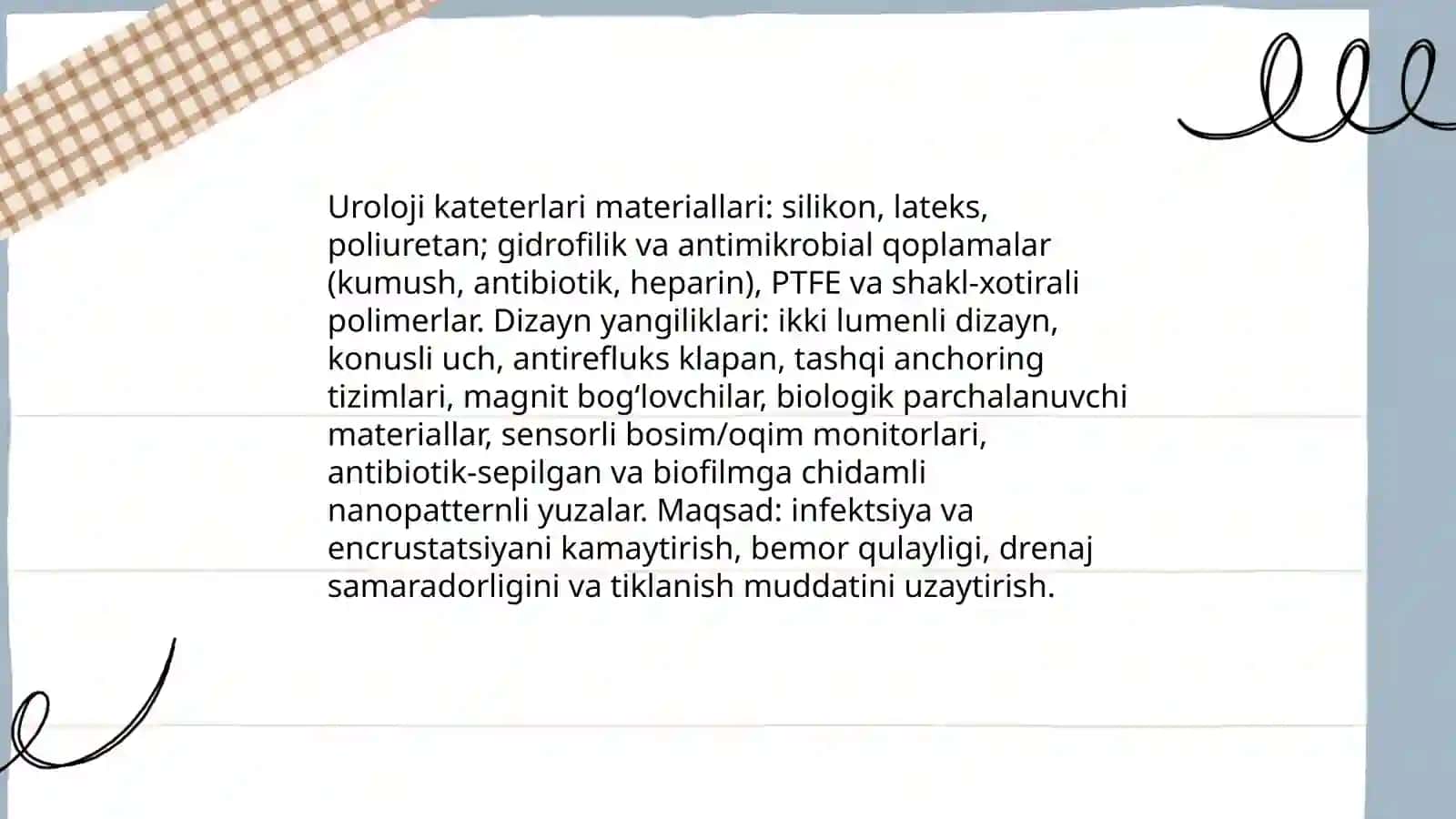 Zamonaviy zondlar drenajlar kateterlar 4