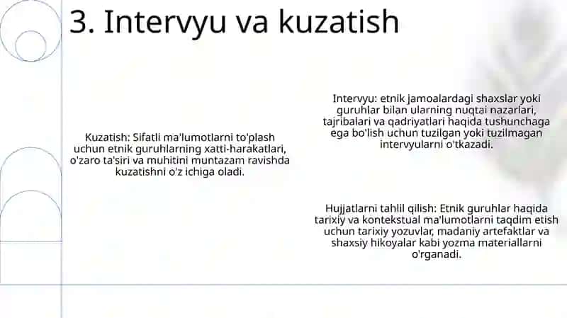 Etnik Guruhlar Psixologiyasi. Etnopsixologik Tadqiqotlarda Qo‘Llaniladigan Metodlar 4