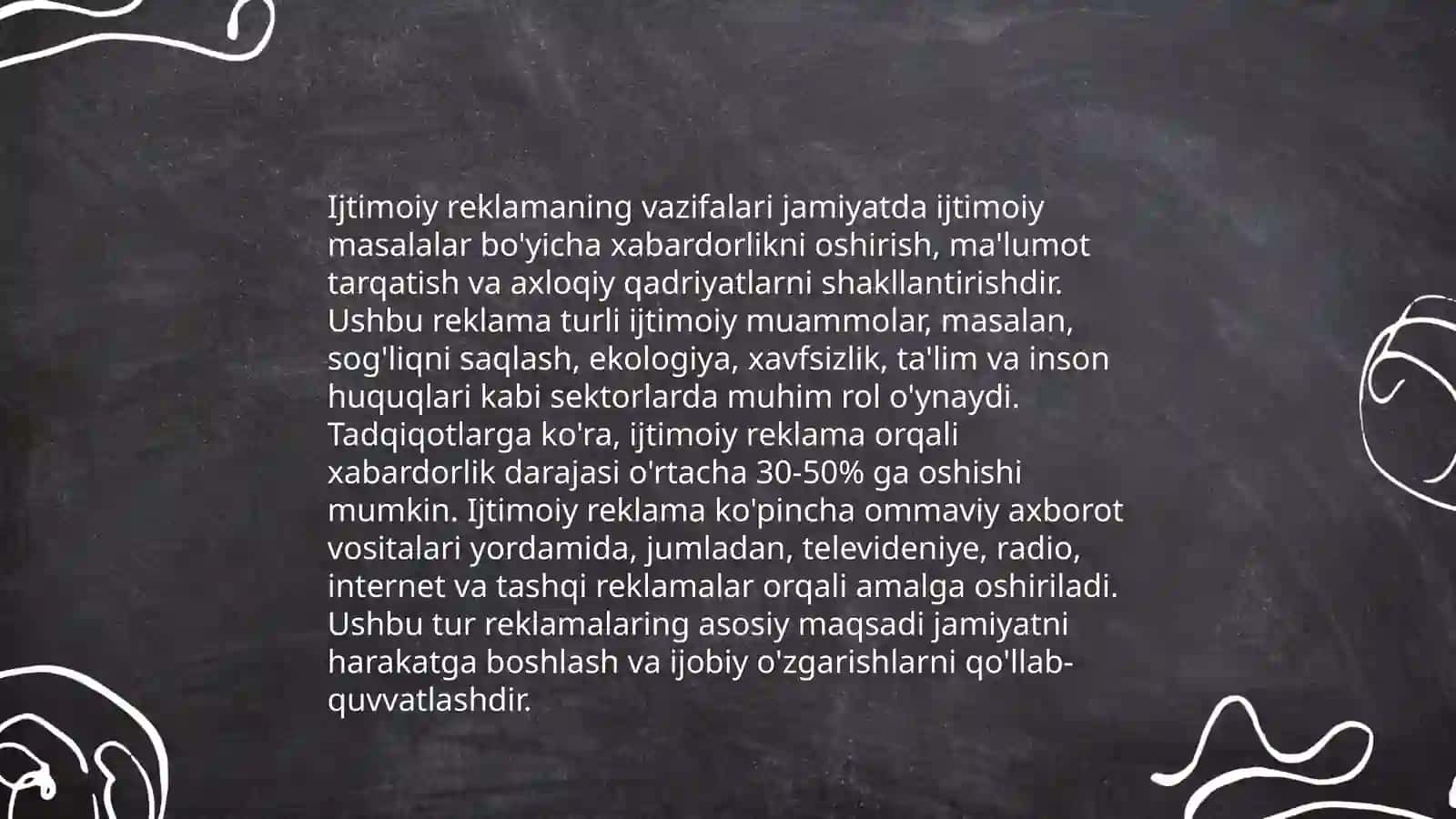 Reklamaning ijtimoiy mazmun mohiyati 4
