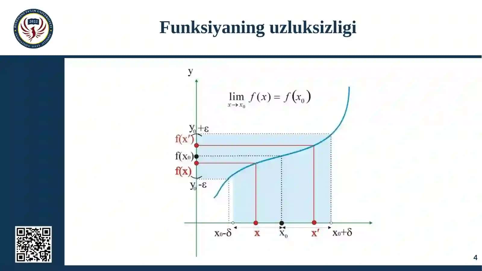 HISOB (CALCULUS) 4
