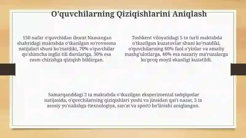 Baholash va Takomillashtirish 4