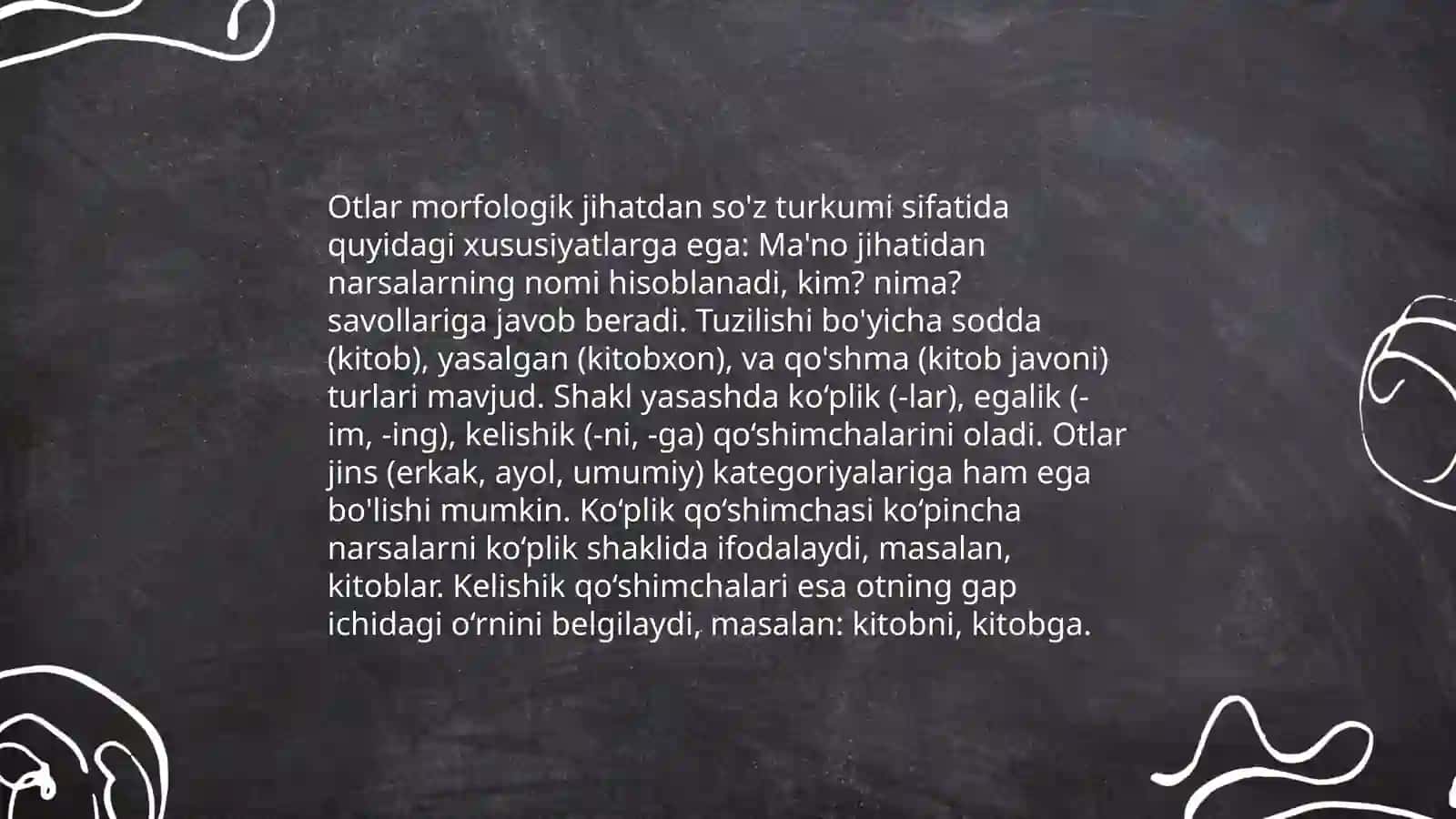 Ot so'z turkumi haqida 4