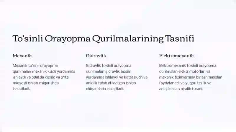 Toʻsinli Orayopma Qurilmalari 4