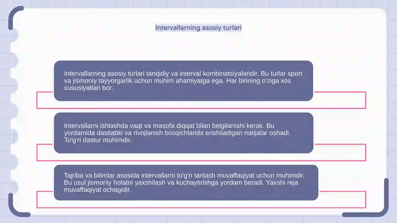 Wortda intervallar bilan ishlash 4