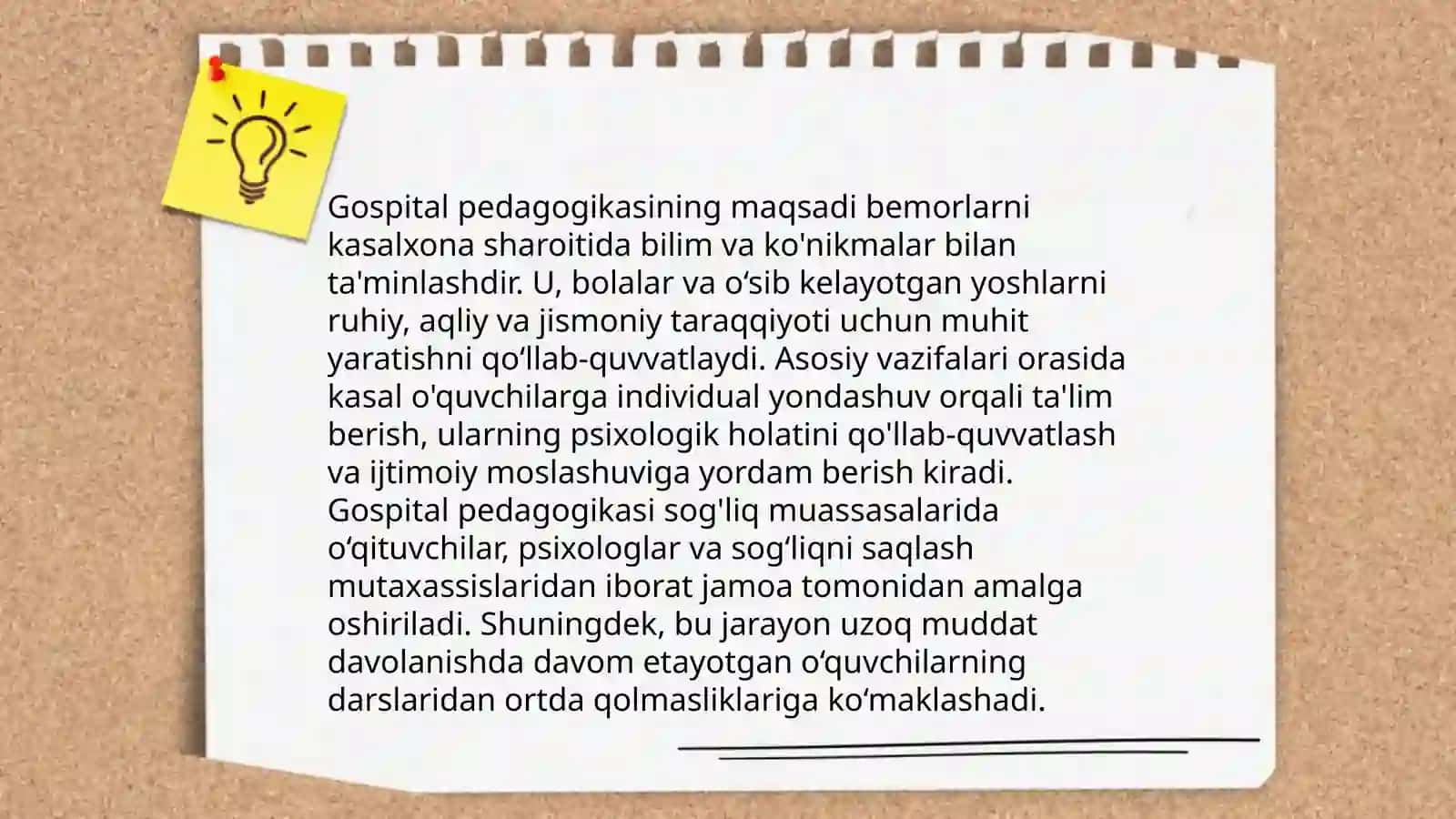 Gospital pedagogikasi 4