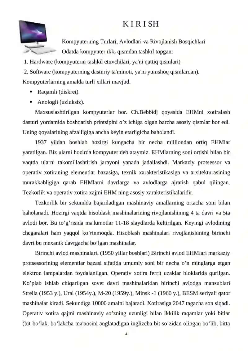 Шахсий компьютерларнинг таркибий қисмлари 4
