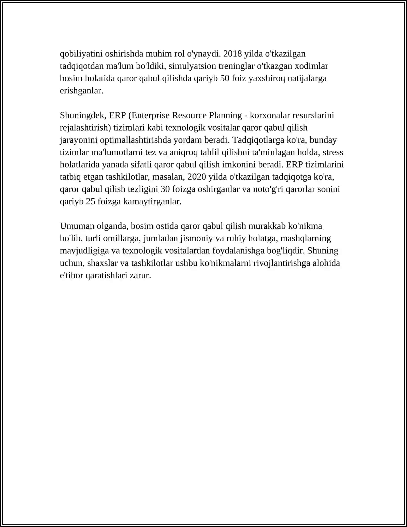 BOSIM OSTIDA QUYISH 4