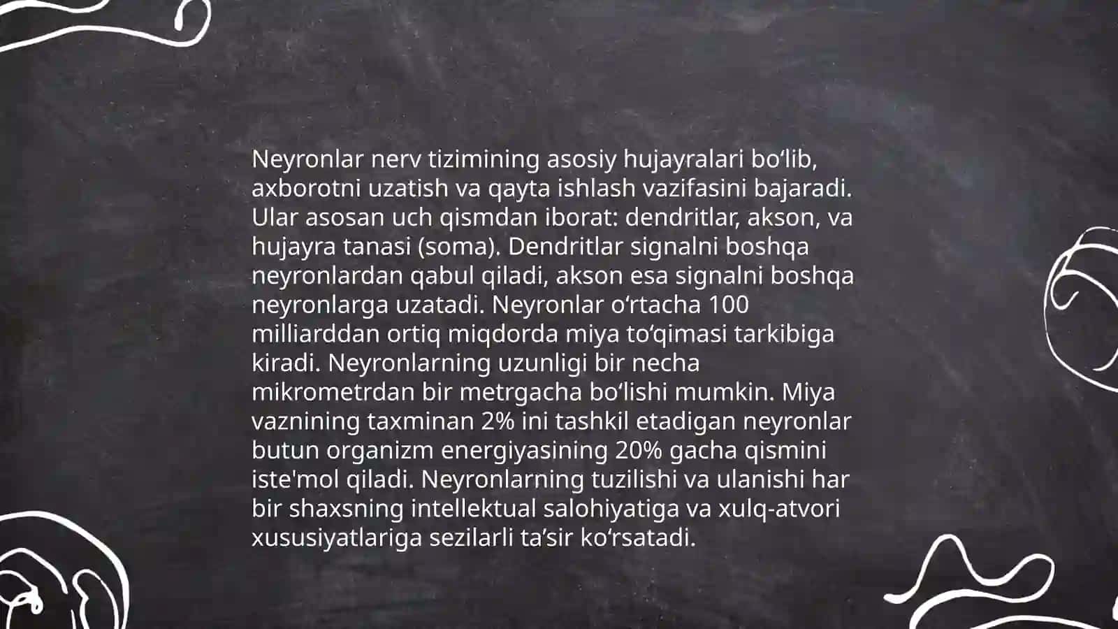 Markaziy nerv tizimi fiziologiyasi 4