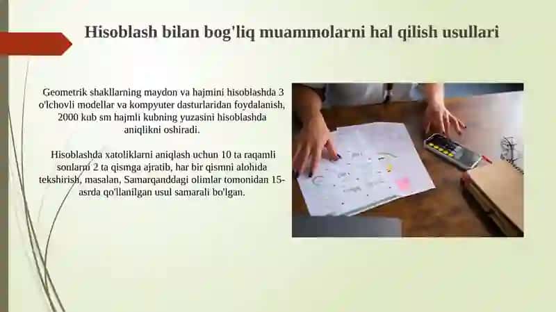 Hisoblashga va isbotlashga doir masalalar yechish 4