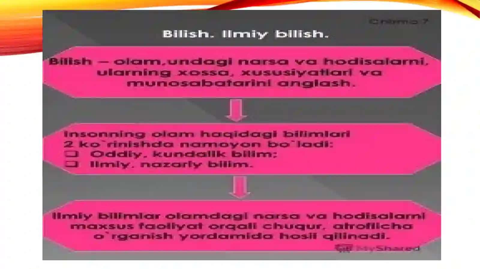 BILISH FALSAFASI 4
