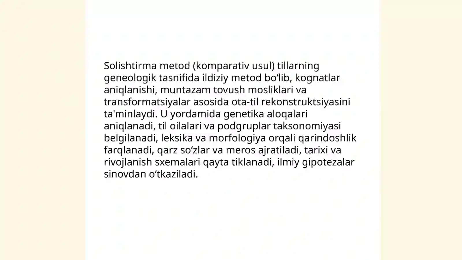 Tillarning geneologik tasnifi 4
