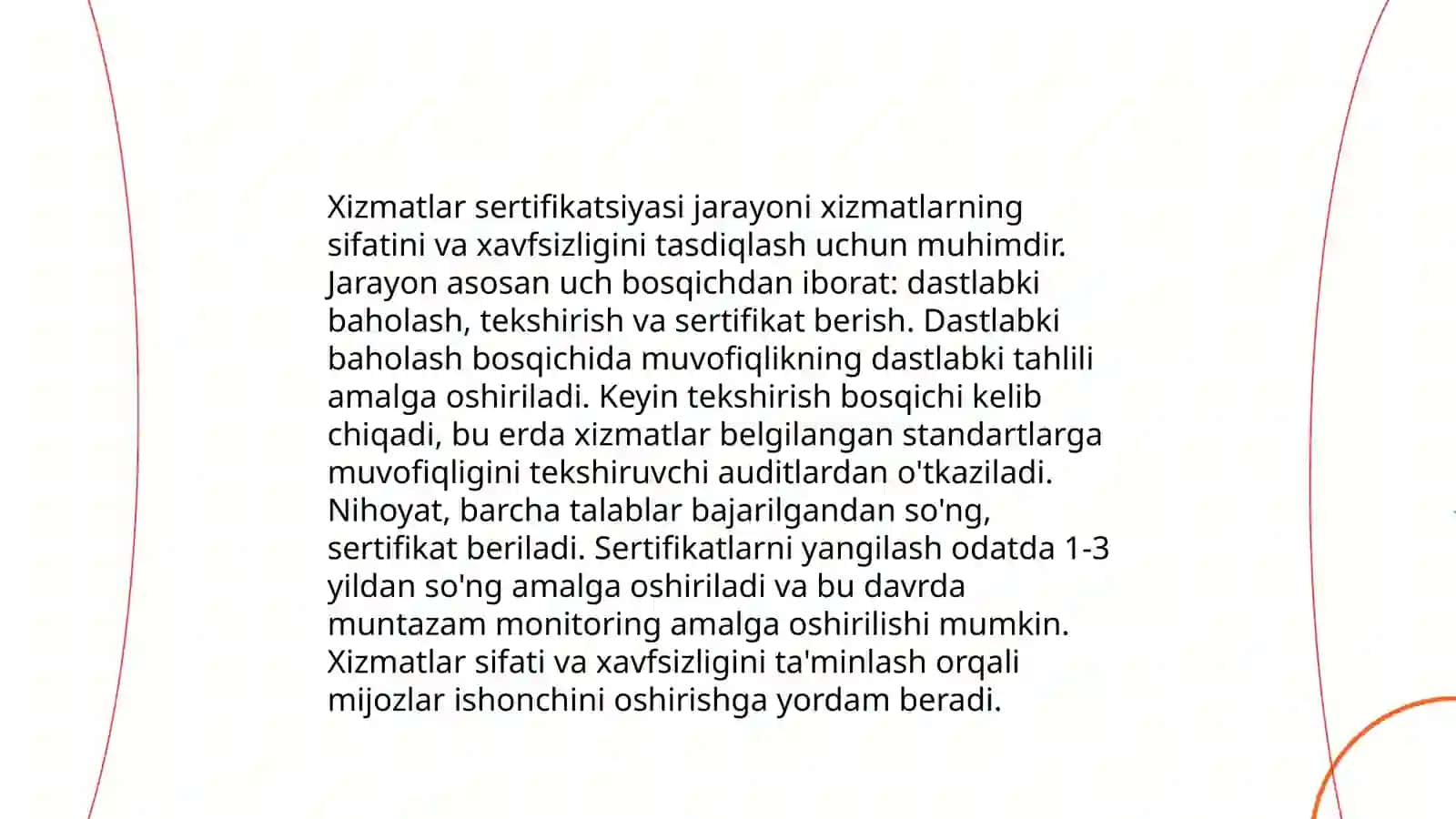 Mahsulot, xizmat sertifikatsiyasini tashkil etish 4