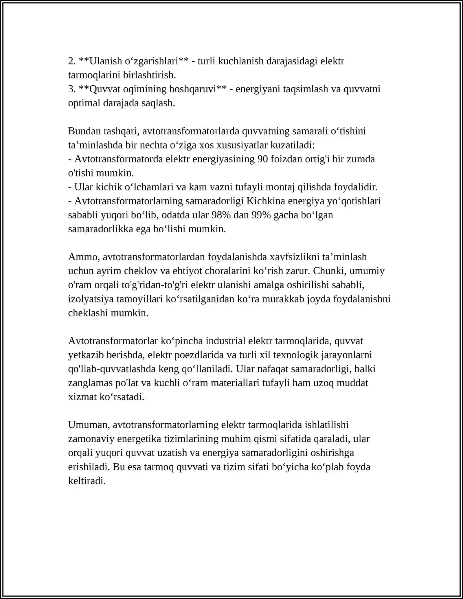 AVTOTRANSFORMATORNING IMITATSION MODELI 4