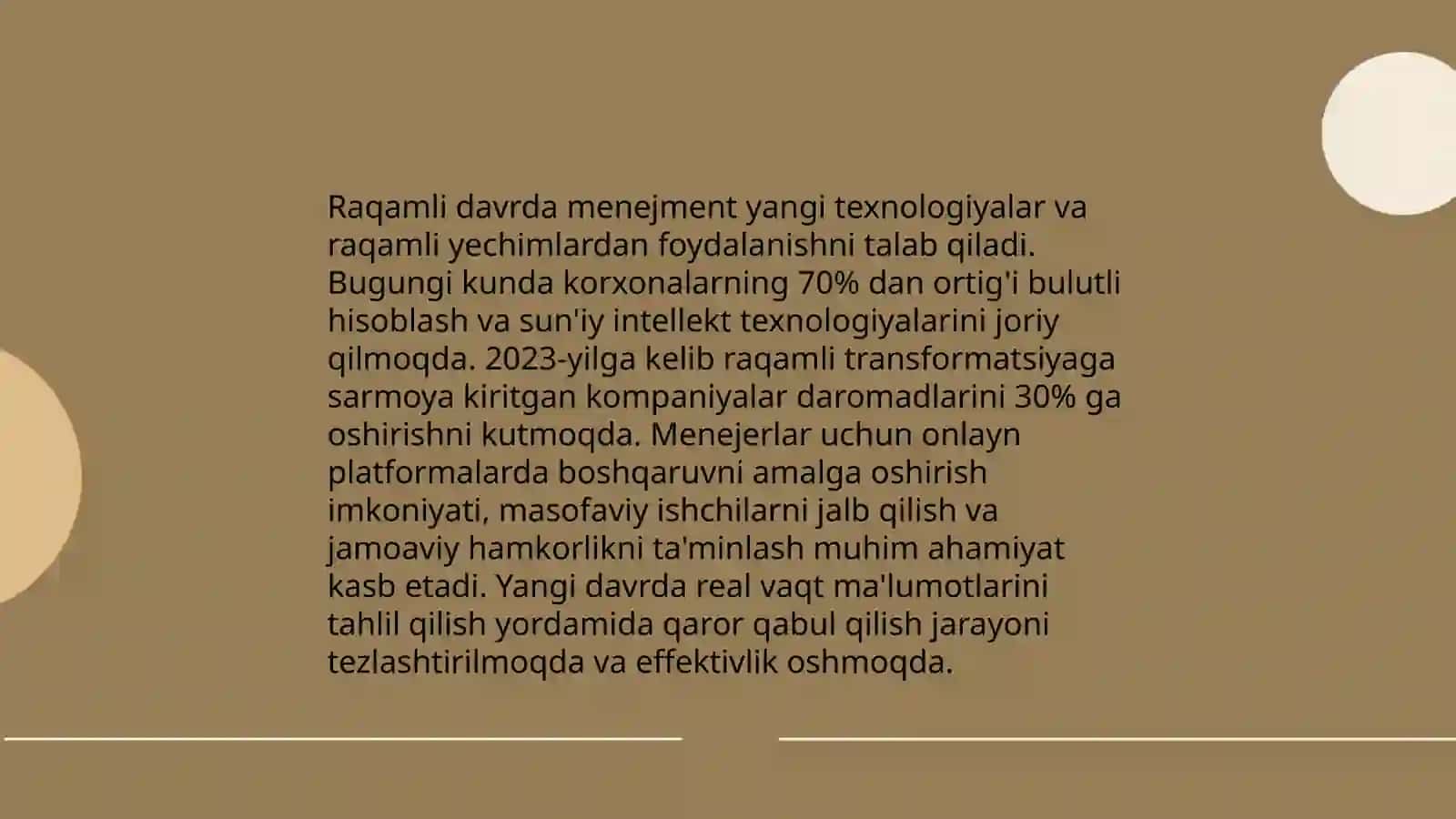 Zamonaviy menejer va unga qo'yiladigan Zamonaviy talablar 4