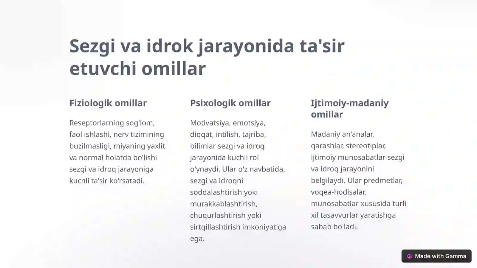 Sezgi va idrokning psixologik mohiyati 4