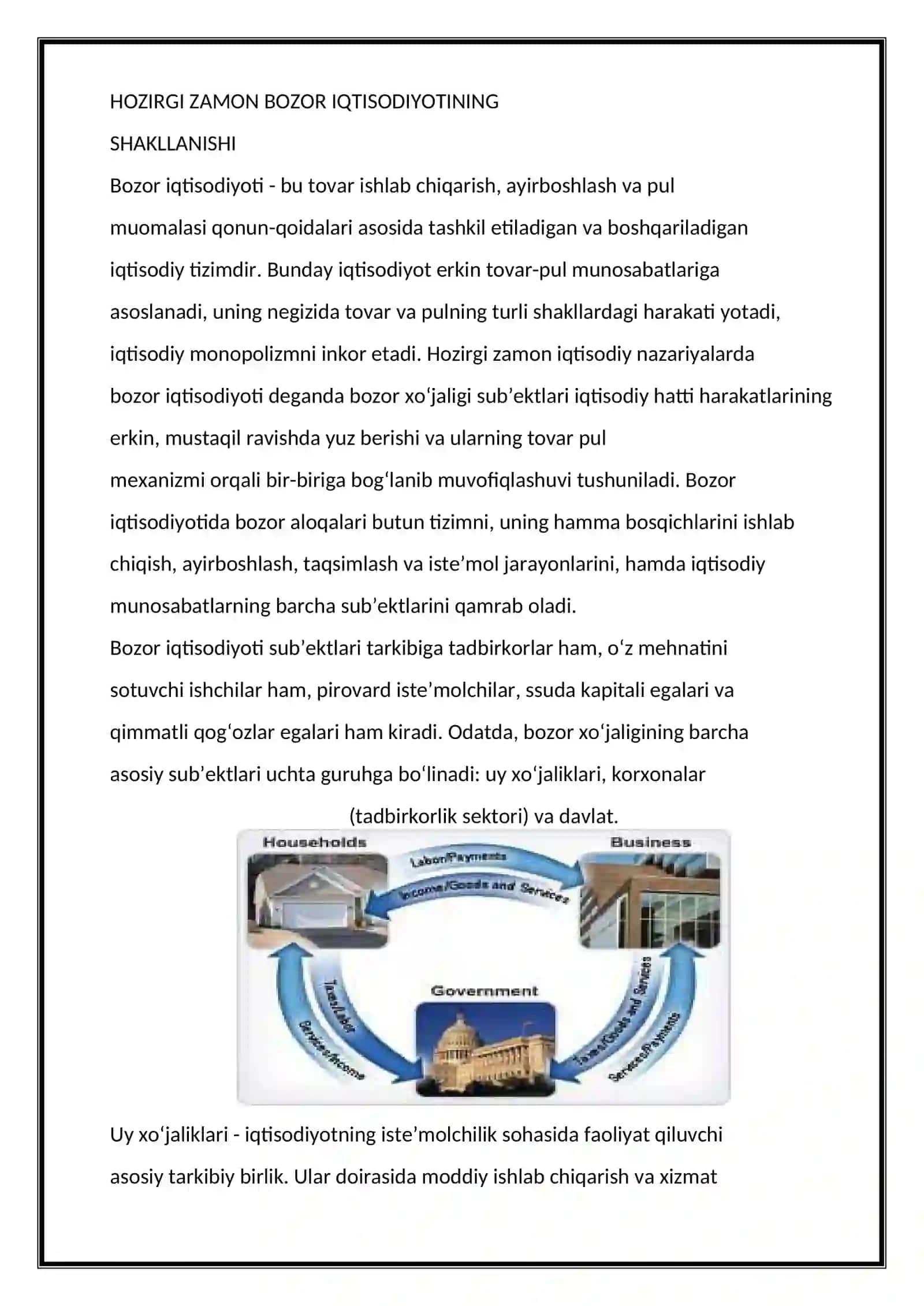 BOZOR XO’JALIGINNING INSTITUTSIONAL SHAKLLARI 4