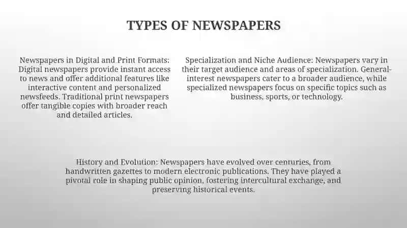 The Role Newspapers In The Development Of Intercultural Communication 4