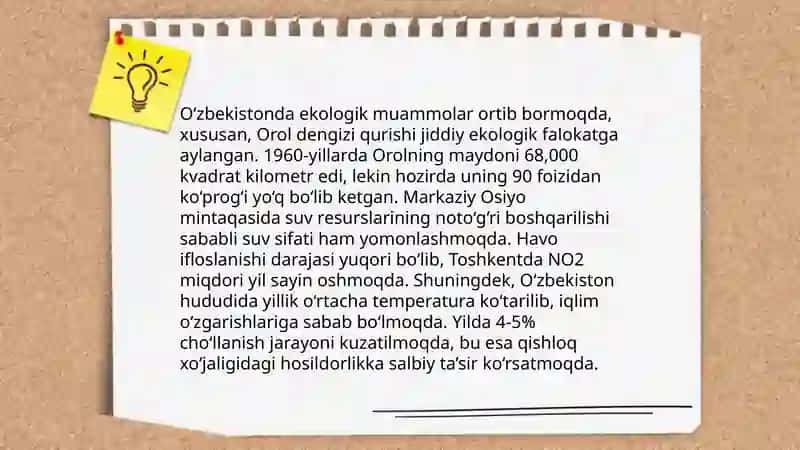 Odam biosferasi odam ekalogiyasi 4