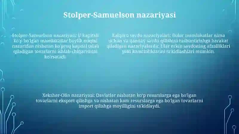 Xalqaro Savdo Nazaryalari 4