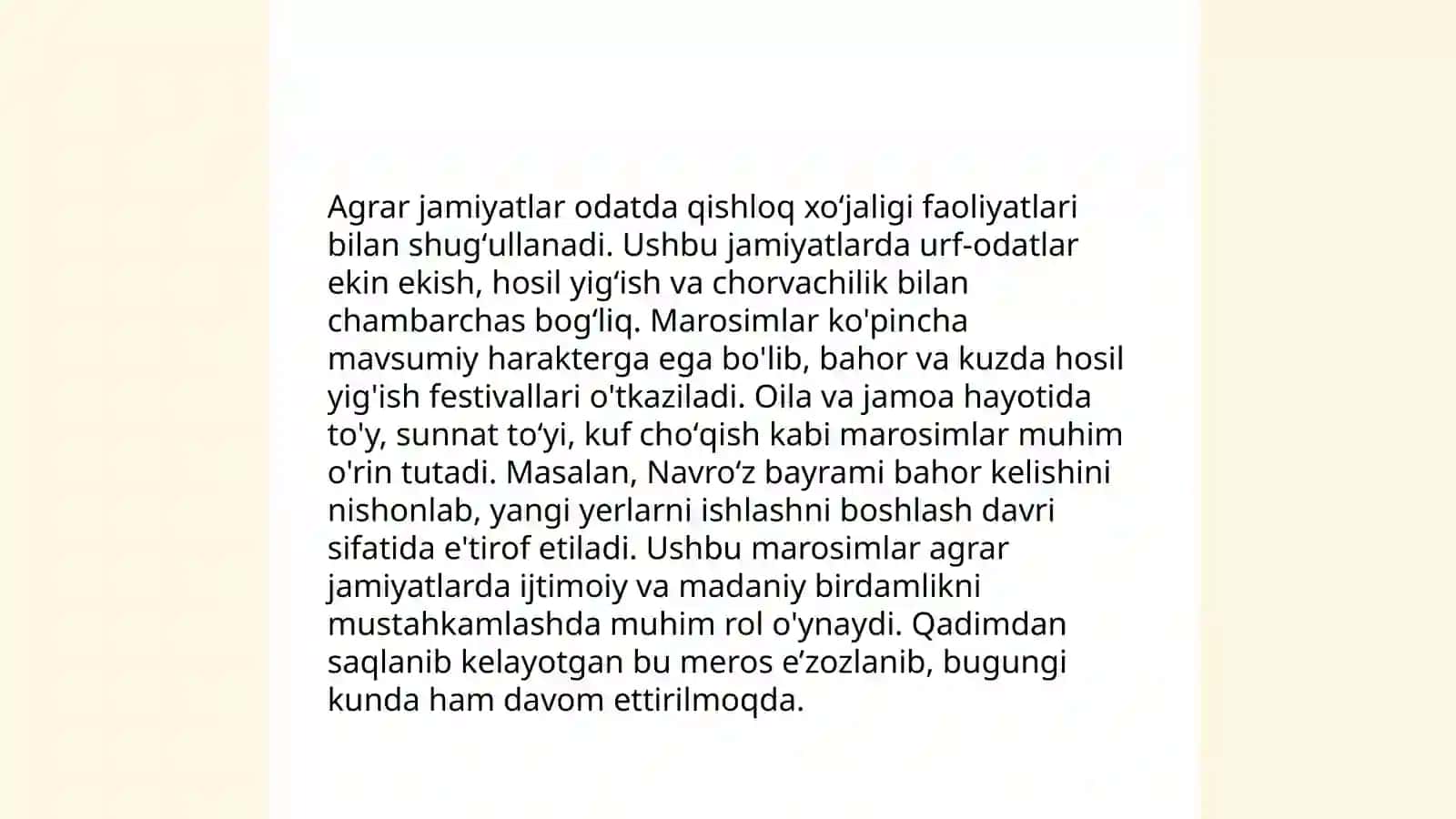 An'anaviy tafakkur va agrar jamiyat ma'naviyati 4