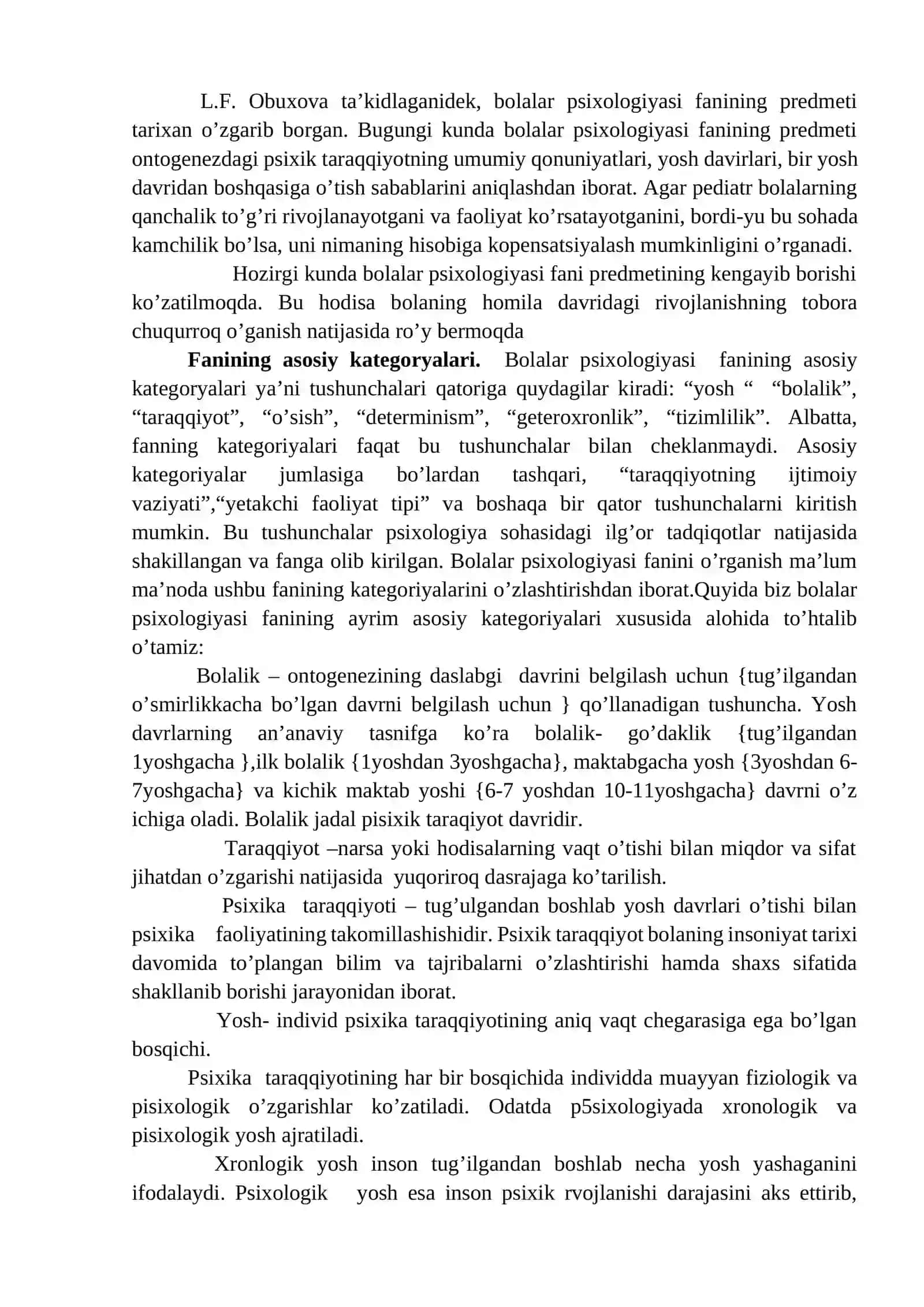 Bolalar psixologiyasi 4