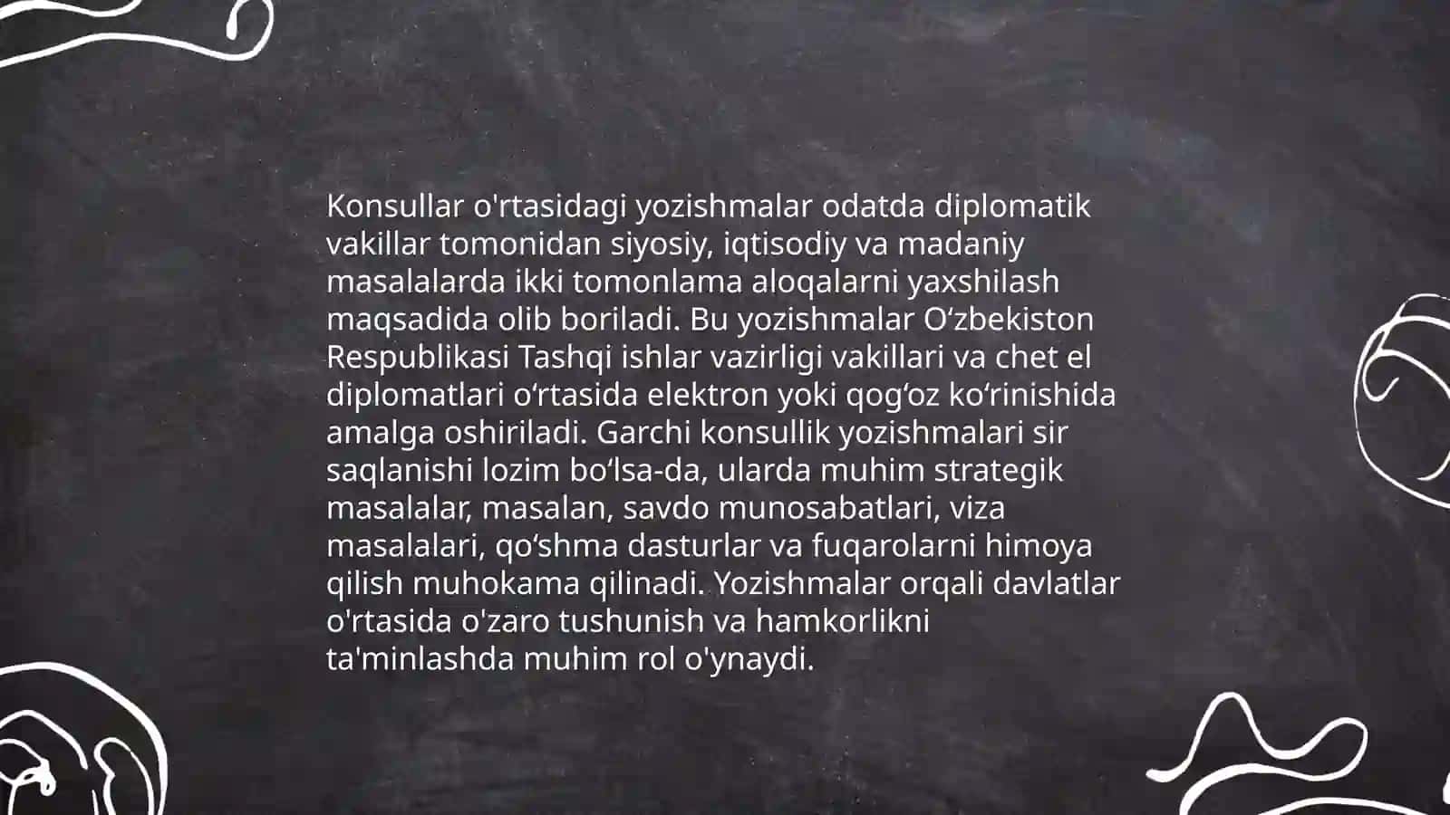 Diplomatik va tijorat yozishmalari 4