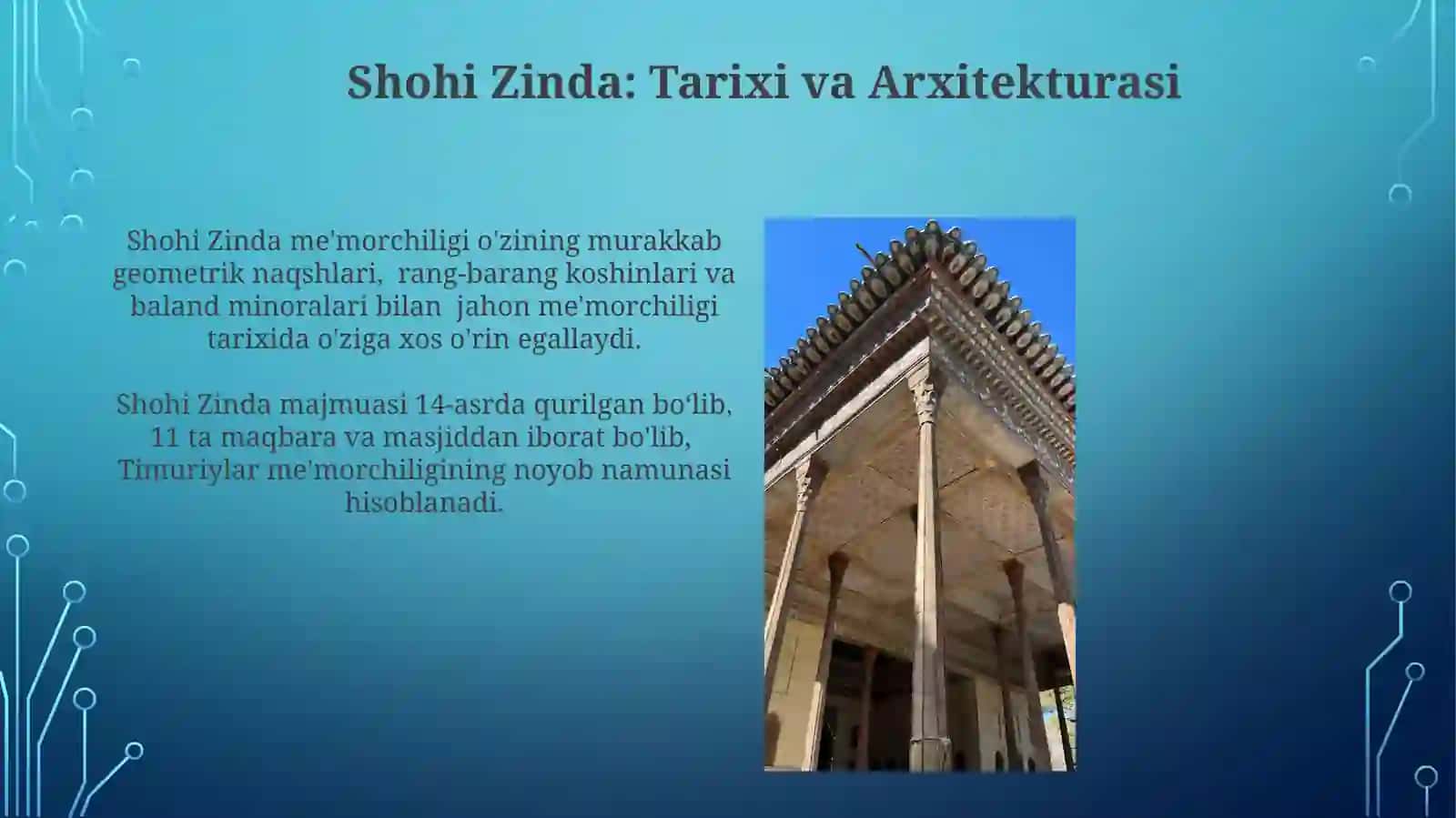 Mozorlar va Maqbaralar: Arxitektura Uslublari 4