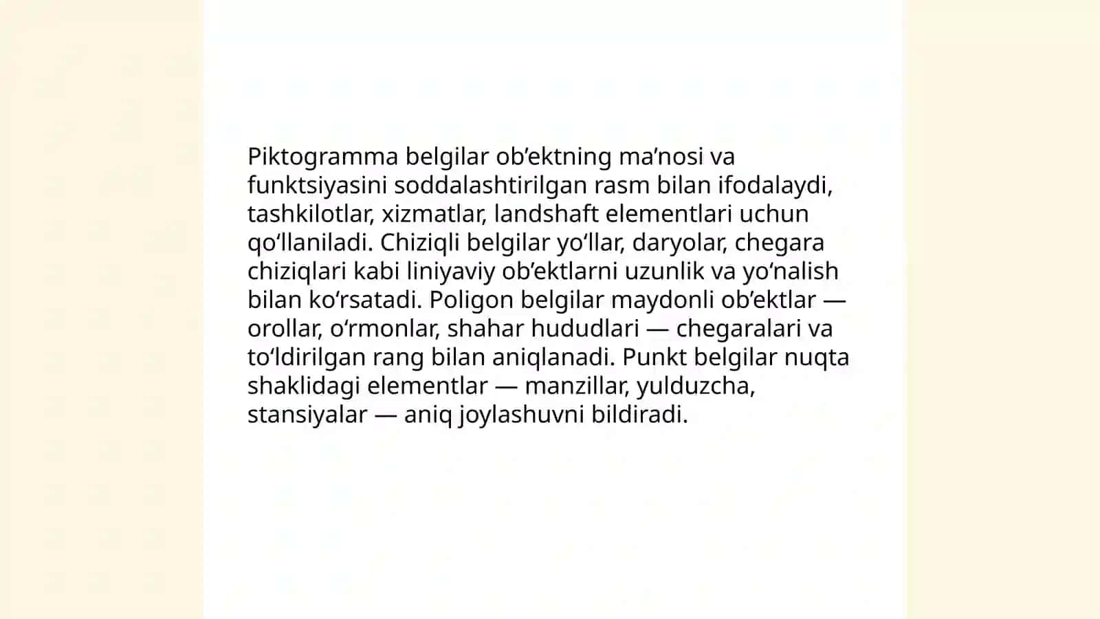 KARTAGRAFIK BELGILAR VA ULARNI QULLANISHI 4