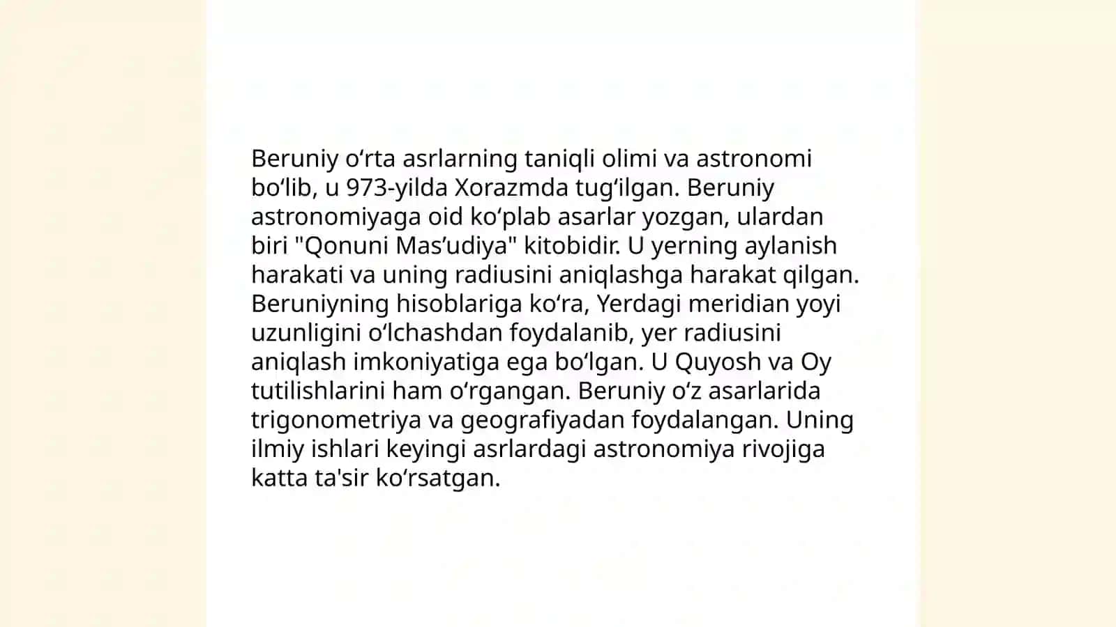 Abu Rayxon Beruniy 4