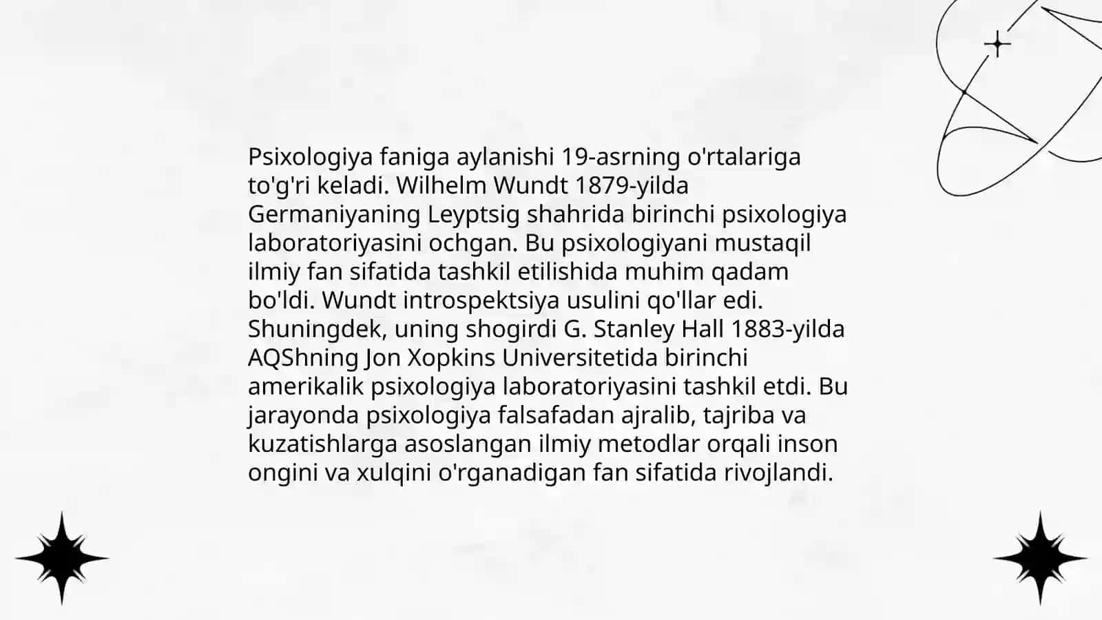 Psixalogiyaning mustaqil fan sifatida shakllanishi 4