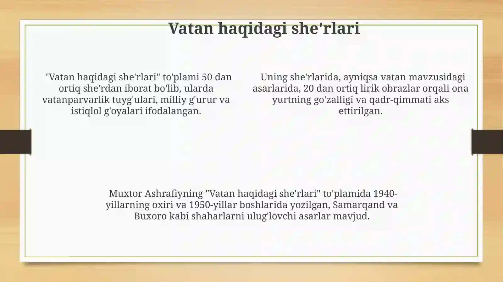 MuxtorAshrafiyhayotivaijodi 4