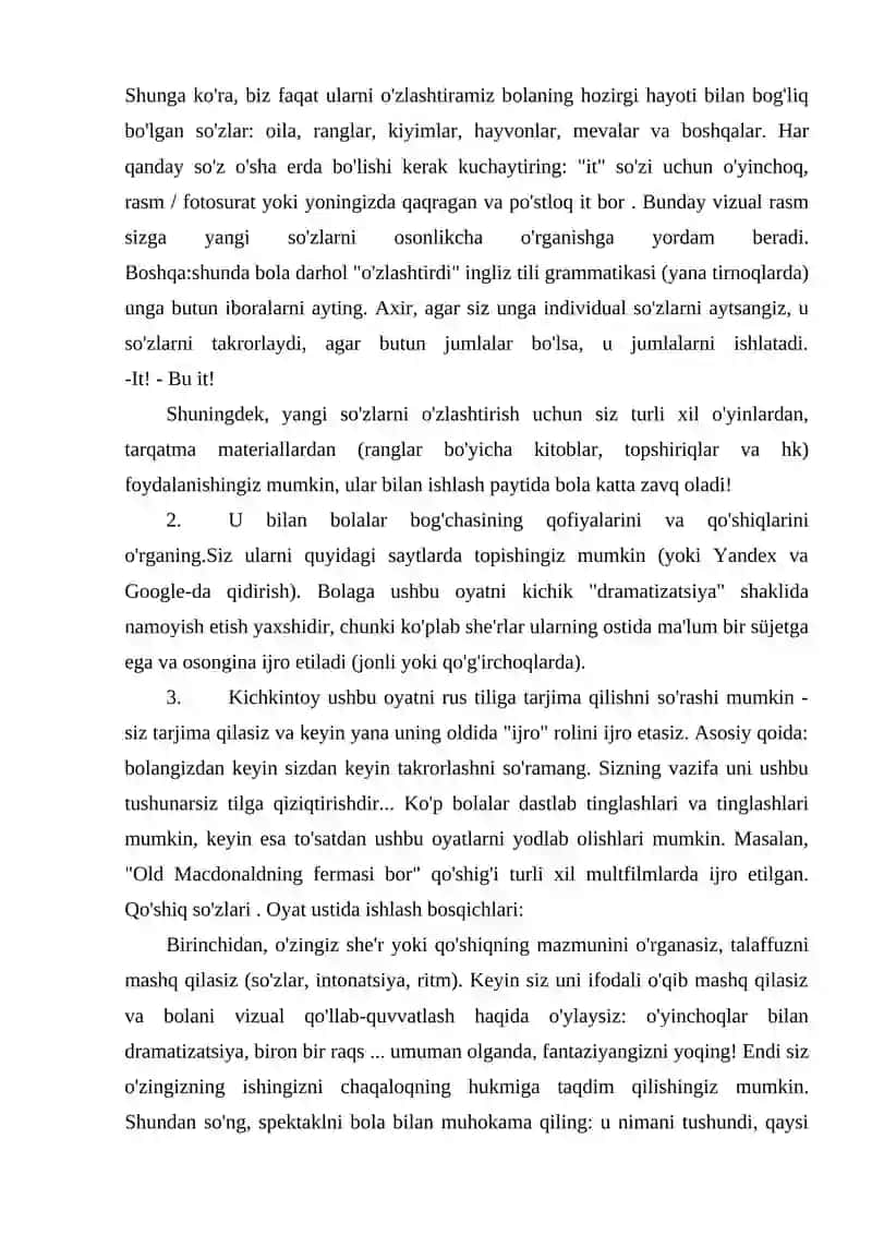 Ingliz tilida qo'shiq va raqs o'rgatish 4