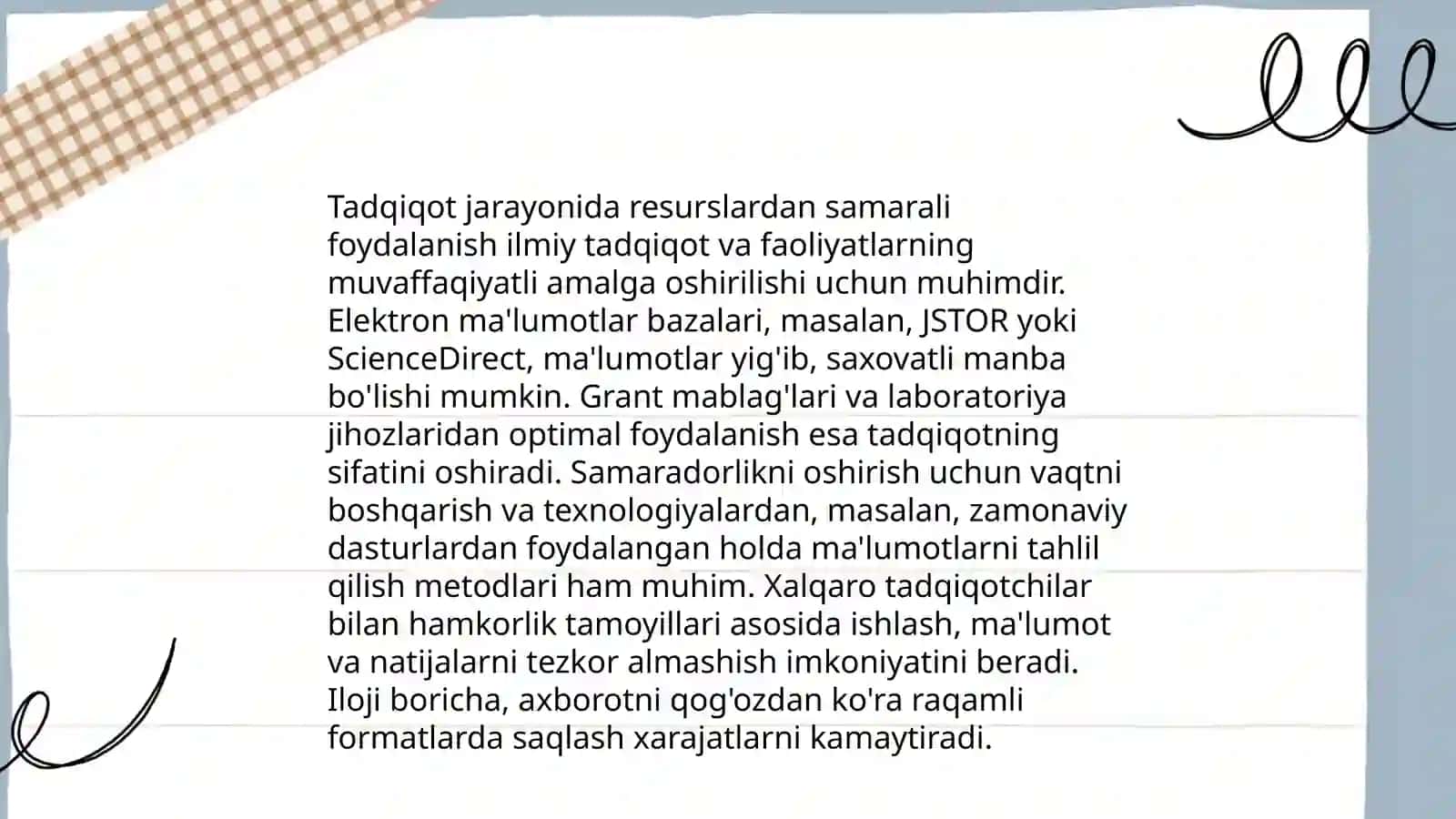 Tadqiqotlarning samaradorligi 4