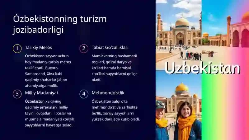 Ózbekistonning xalqaro mehmondóstlik industriyasi 4