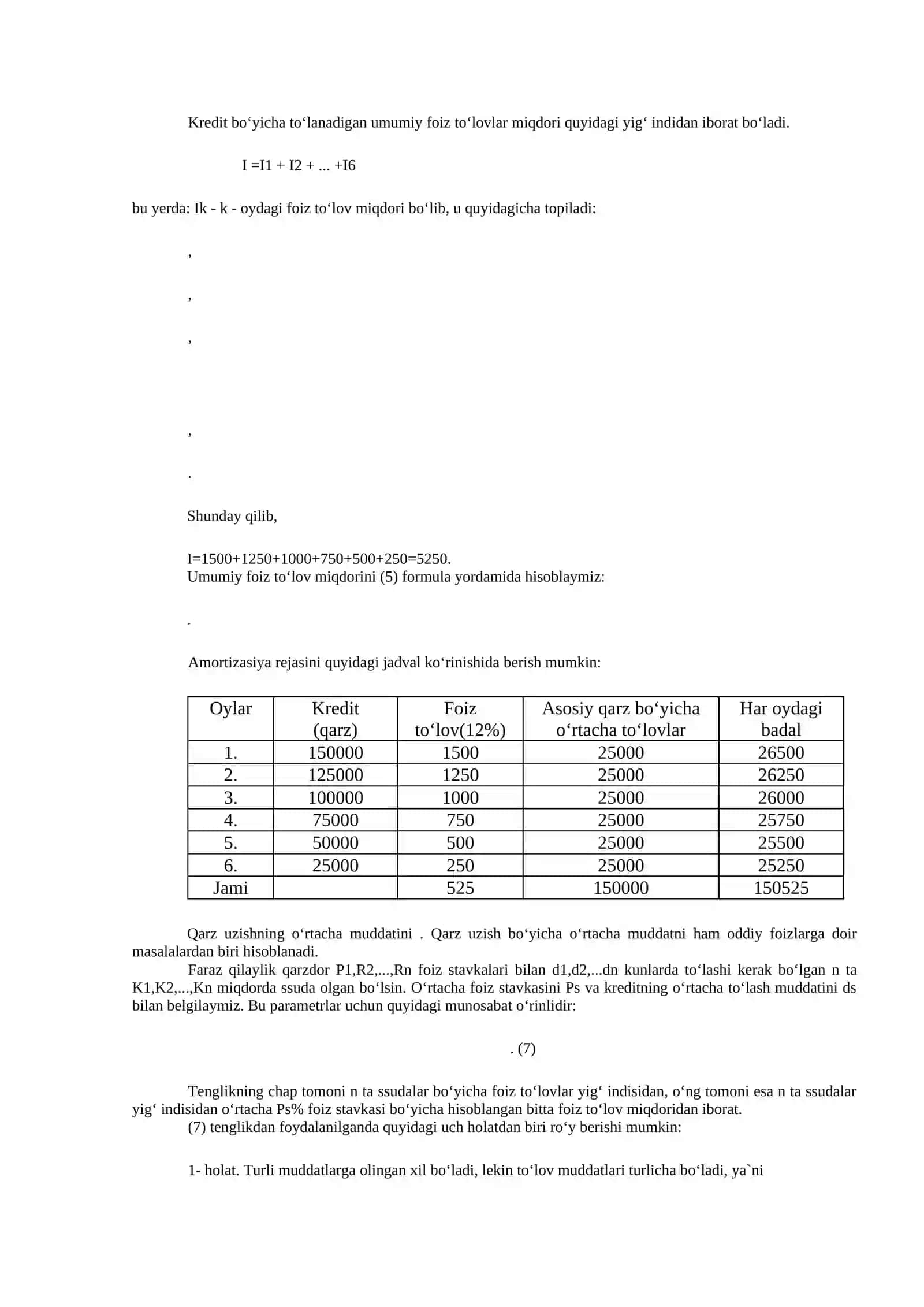 Moliyaviy operatsiyalarning daromadliligi 4