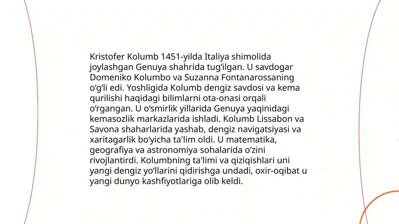 Xristofor Kolumb va uning tarixdagi oʻrni 4