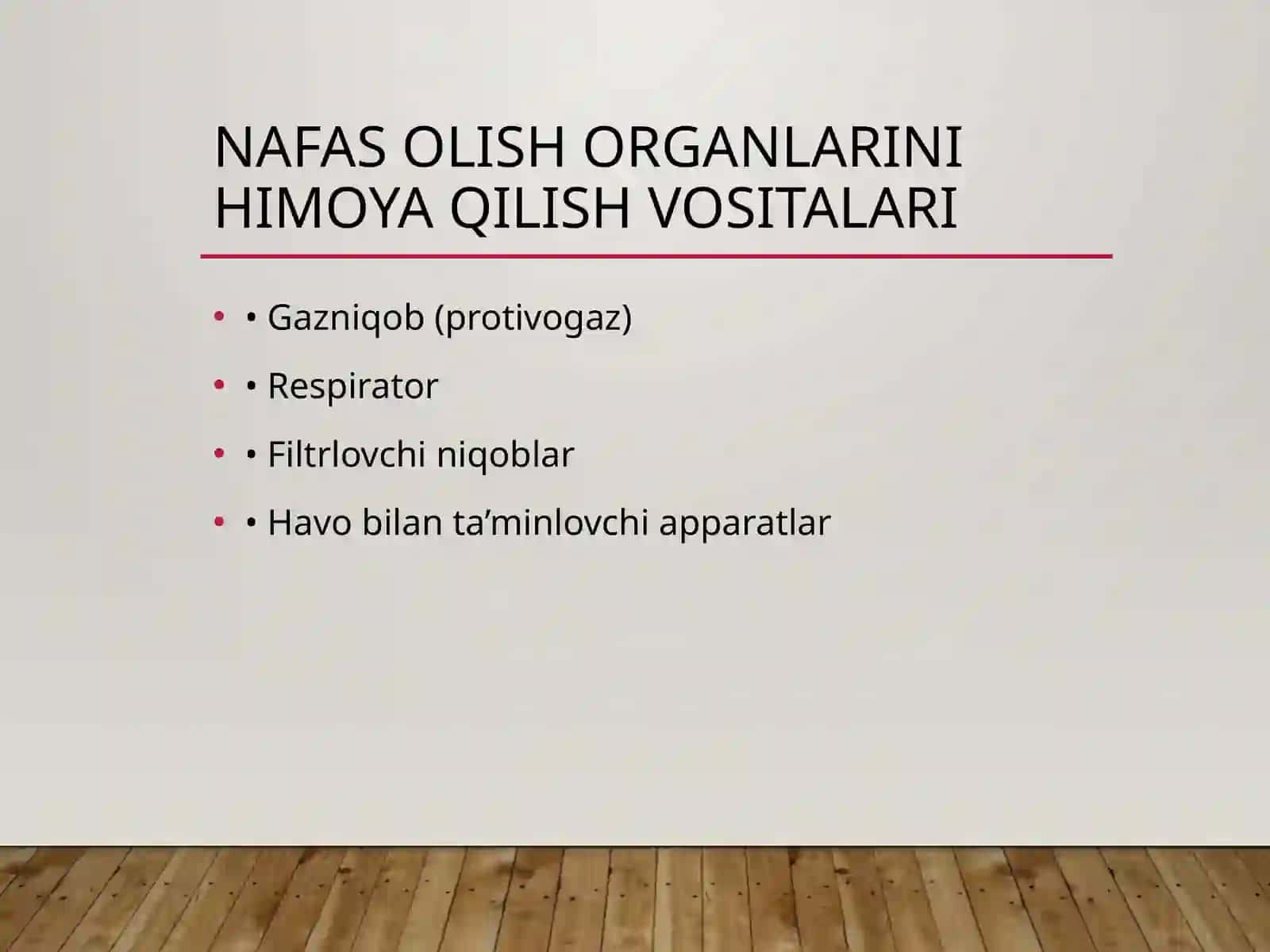 Shaxsiy himoya vositalari 4