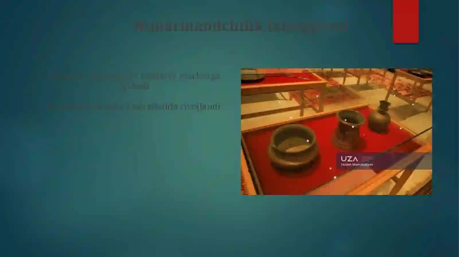 Temuriylar davri sopol buyumlari va kulolchilik markazlari 4