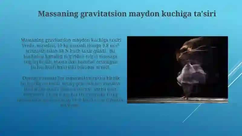 Nyutonning Umumiy Gravitatsiya Qonuni 4