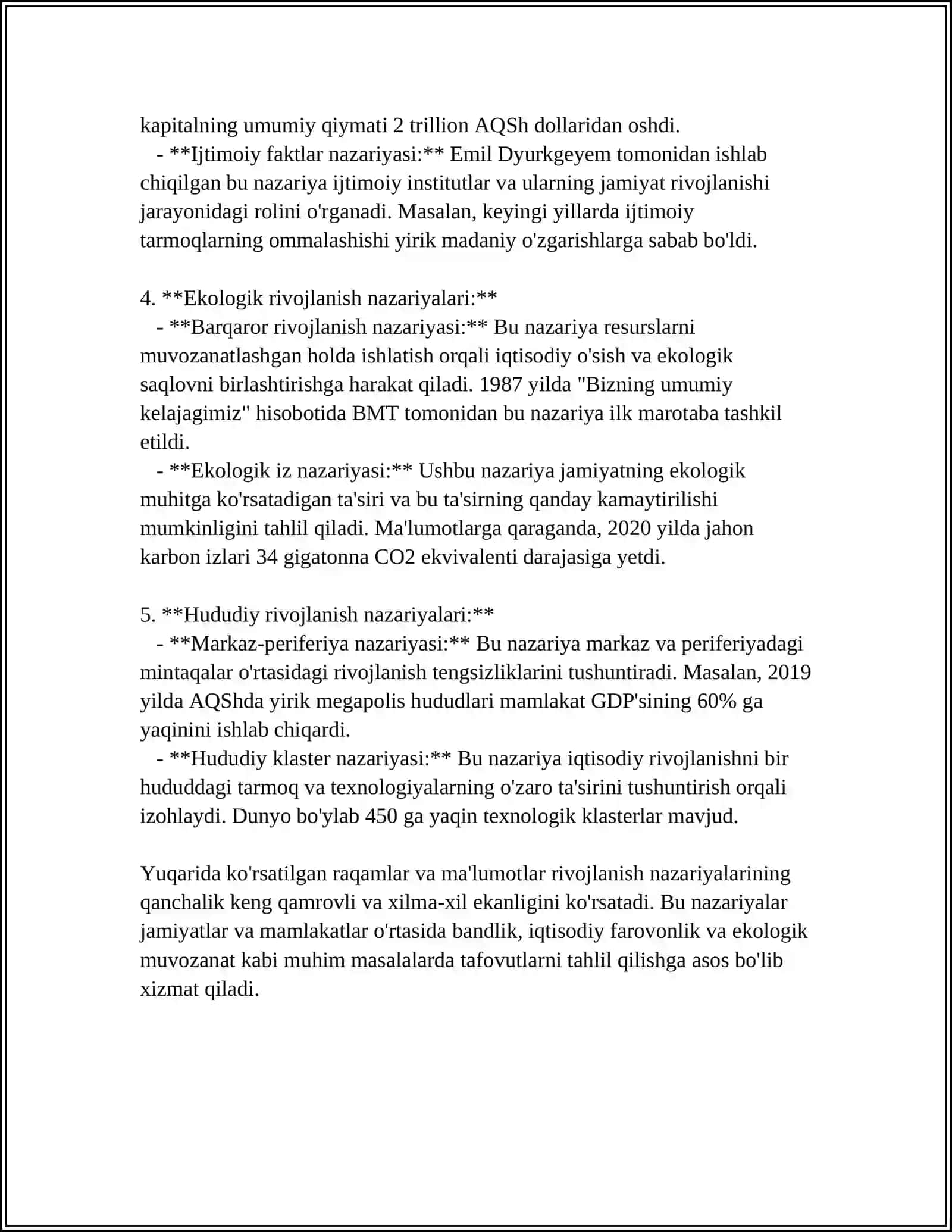 RIVOJLANISH FALSAFASI 4