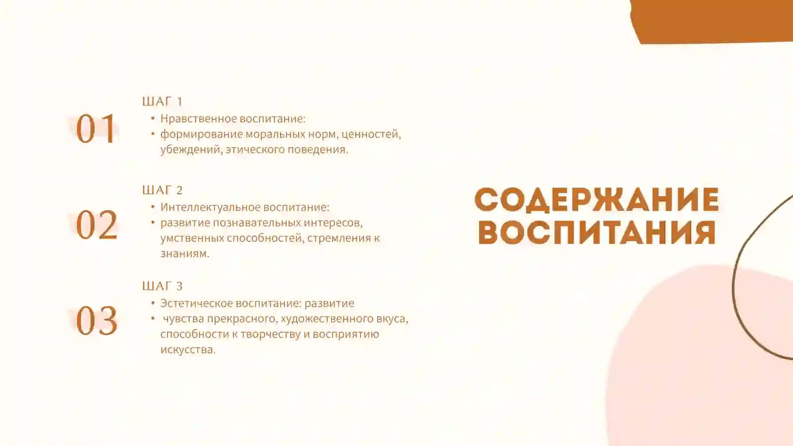 Содержание, формы и методы воспитания в педагогическом процессе 4